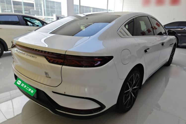 Used BYD Han 2022 EV Genesis Edition 610KM All-Wheel Drive Premium Model Rear Right 45 Deg