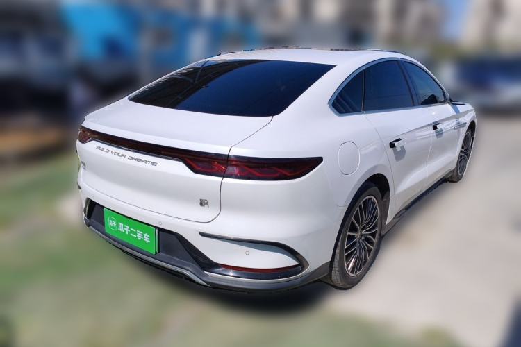 Used BYD Han 2022 DM-i 121KM Luxury Model Rear Right 45 Deg