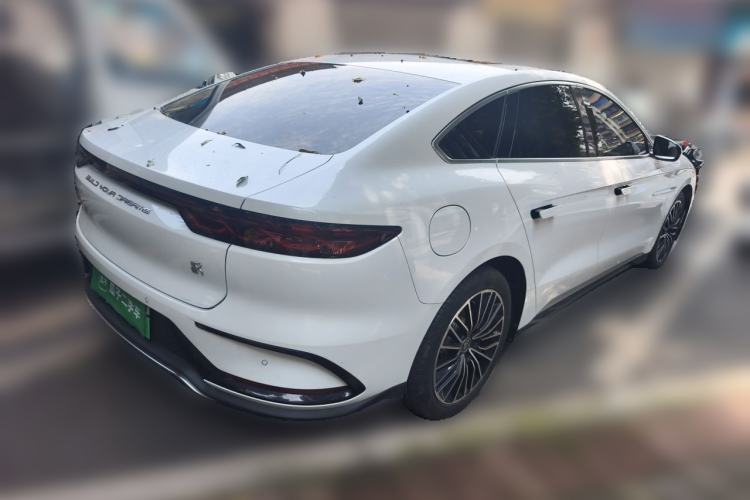 Used BYD Han 2022 DM-i 121KM Luxury Model Rear Right 45 Deg