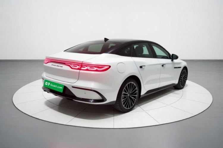 Used BYD Han 2022 DM-i 121KM Prestige Model Rear Right 45 Deg