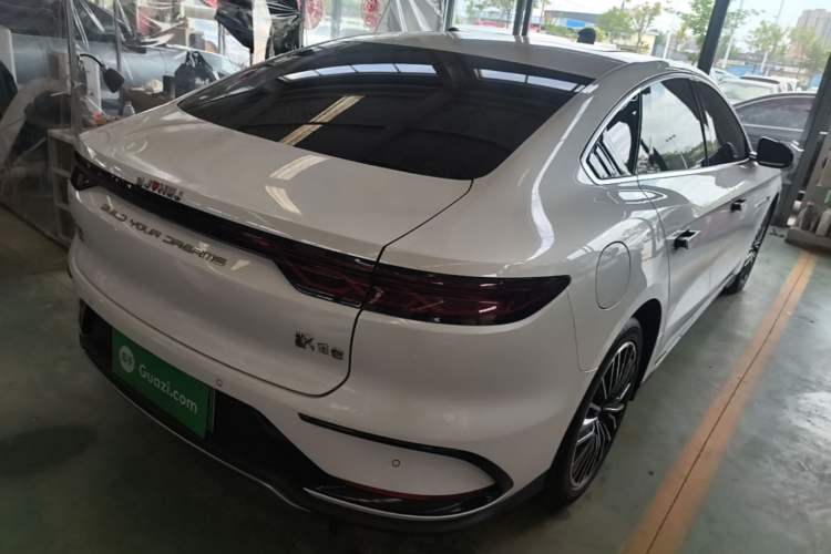 Used BYD Han 2022 DM-i 121KM Prestige Model Rear Right 45 Deg