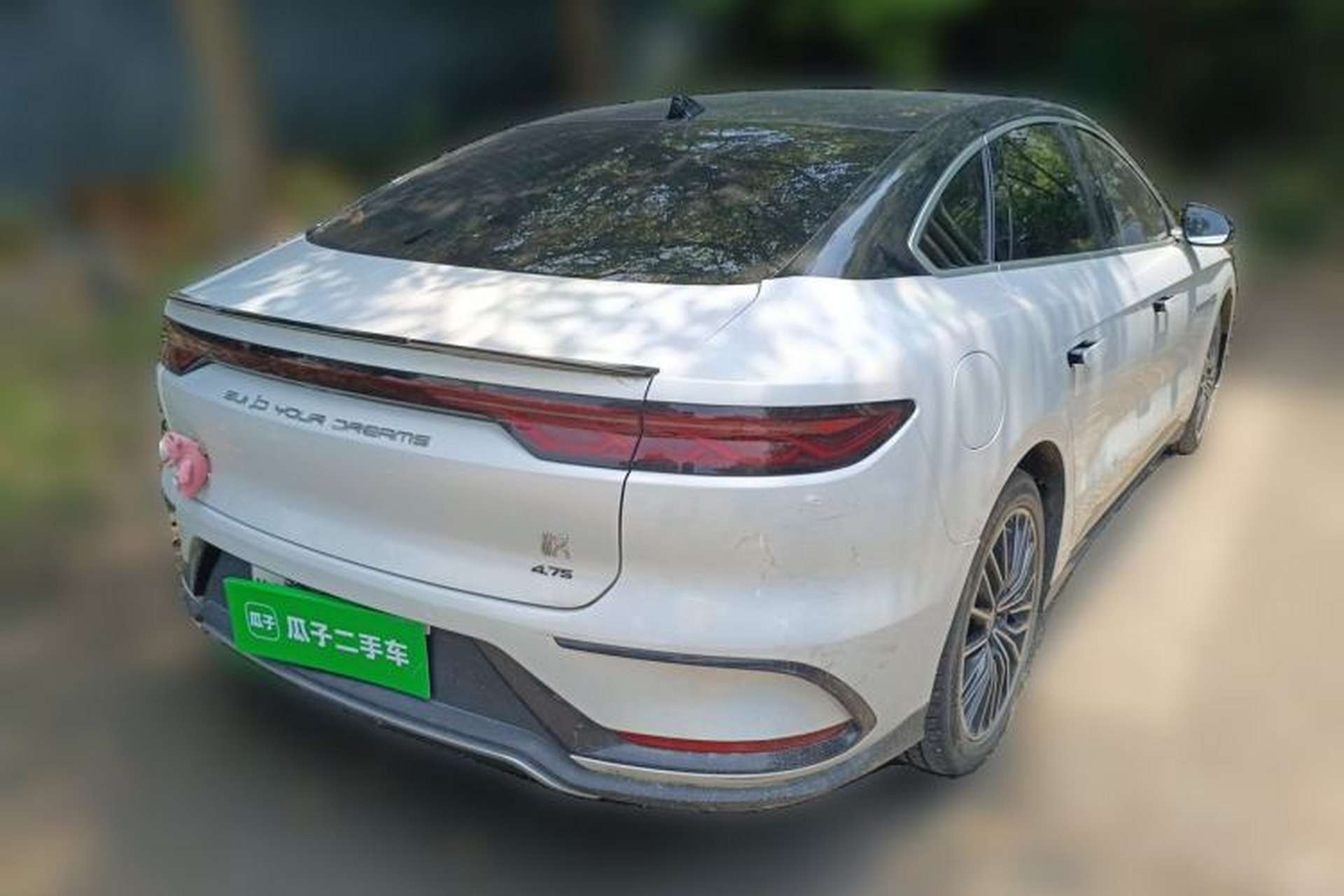 Used BYD Han 2022 DM-i 121KM Luxury Model Rear Right 45 Deg