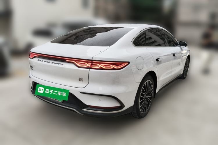 Used BYD Han 2022 DM-i 121KM Luxury Model Rear Right 45 Deg