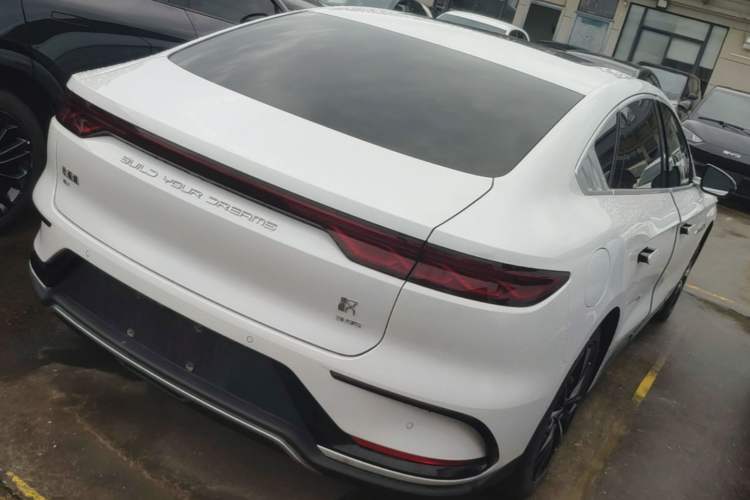 Used BYD Han 2022 EV Genesis Edition 610KM All-Wheel Drive Premium Model Rear Right 45 Deg