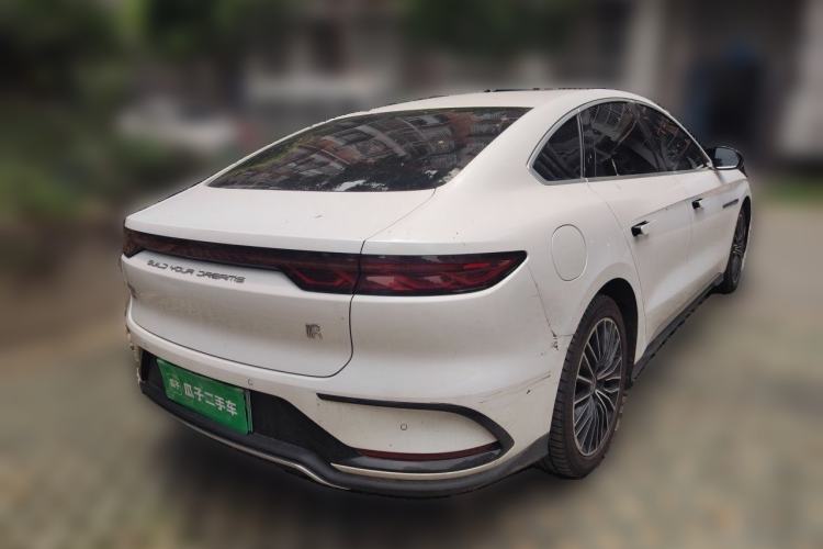 Used BYD Han 2022 DM-i 121KM Luxury Model Rear Right 45 Deg