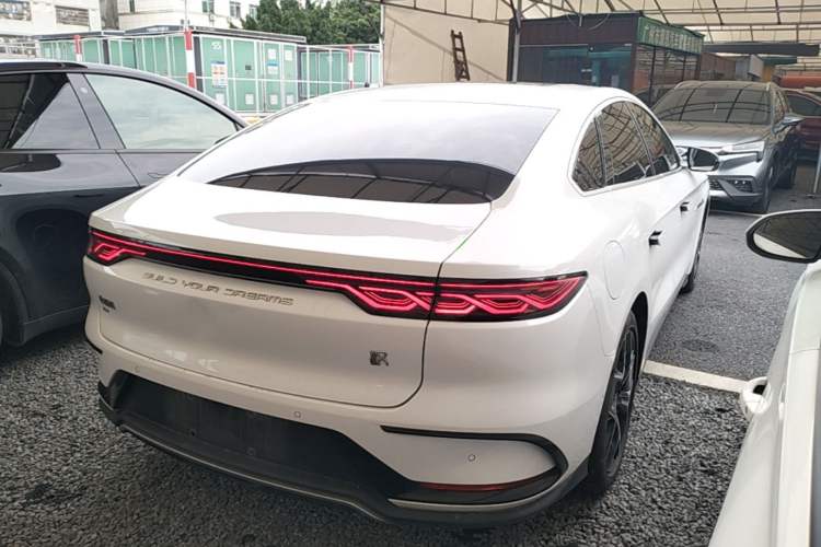 Used BYD Han 2022 EV Genesis Edition 715 km Front-Wheel-Drive Flagship Model Rear Right 45 Deg