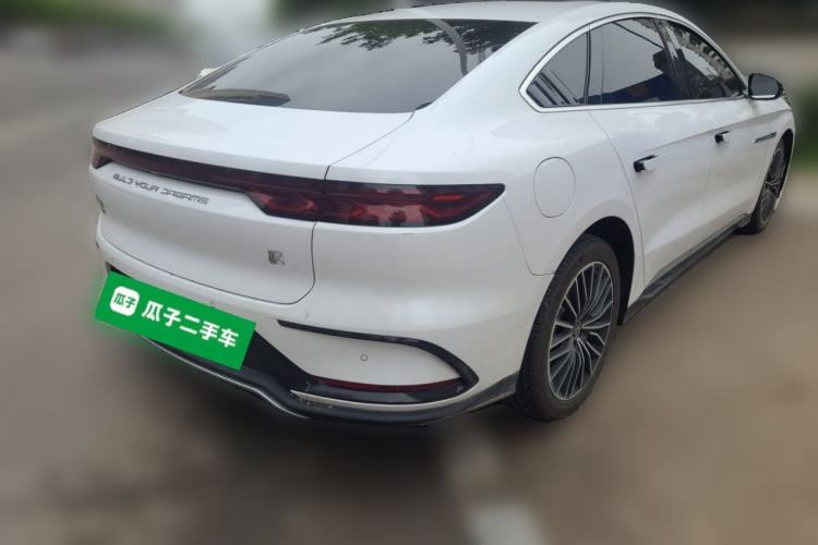 Used BYD Han 2022 DM-i 121KM Prestige Model Rear Right 45 Deg