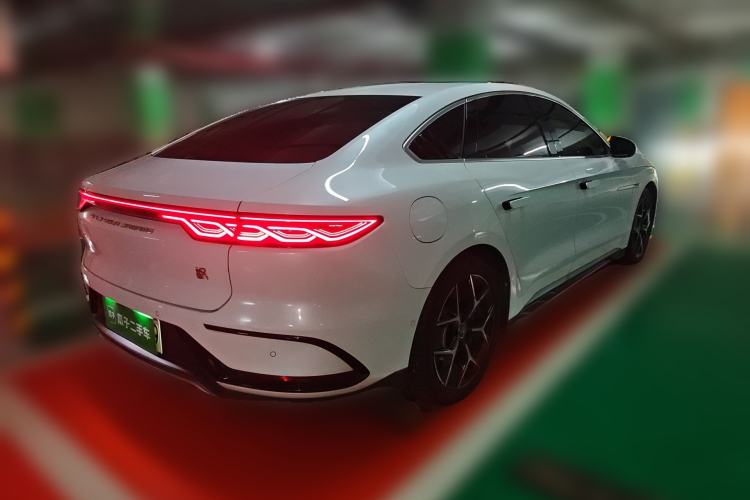Used BYD Han 2022 EV Genesis Edition 715 km Front-Wheel-Drive Flagship Model Rear Right 45 Deg
