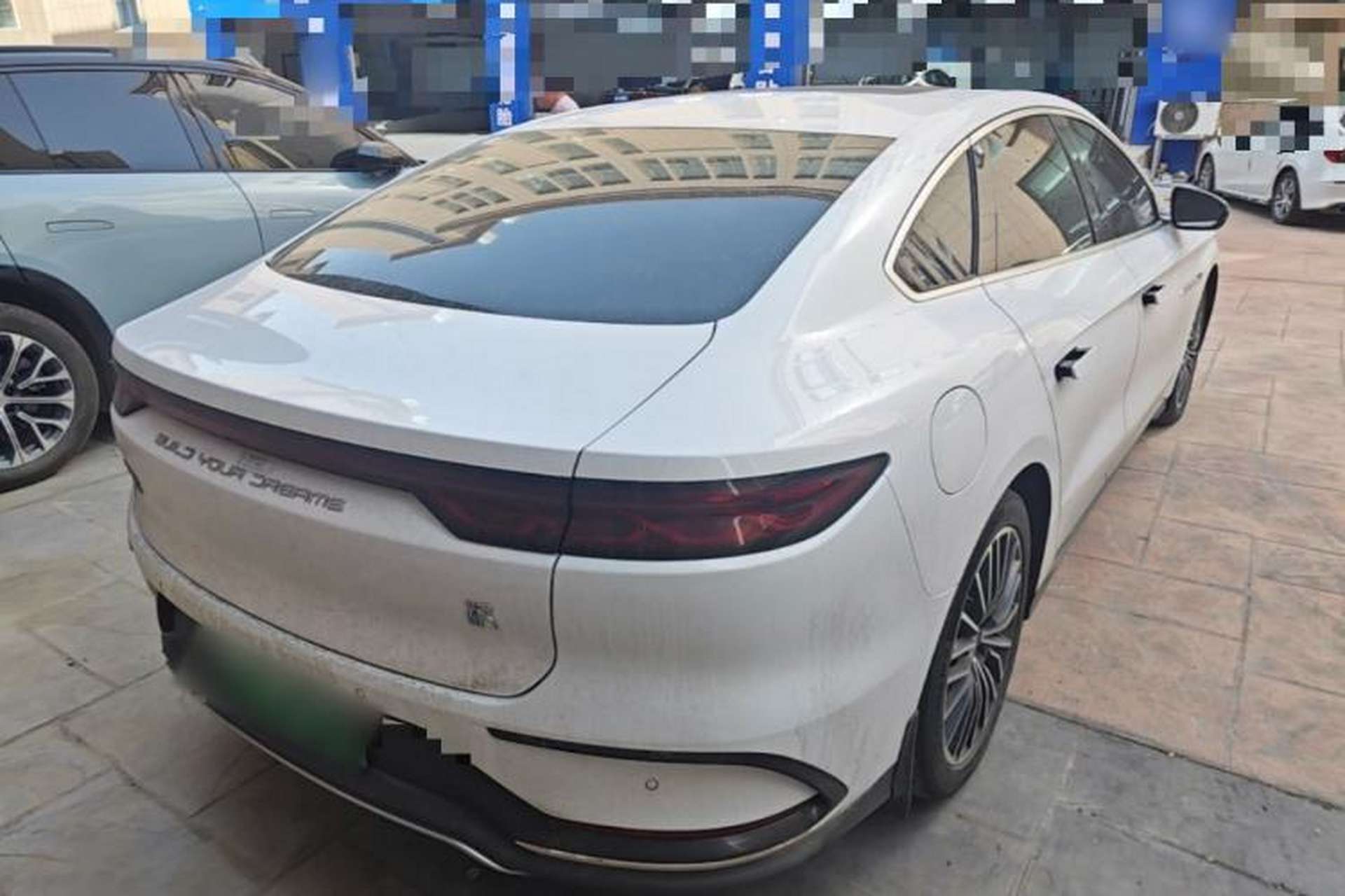 Used BYD Han 2022 DM-i 121KM Luxury Model Rear Right 45 Deg