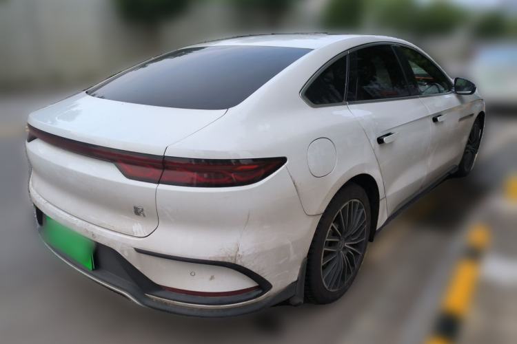 Used BYD Han 2022 DM-i 121KM Luxury Model Rear Right 45 Deg