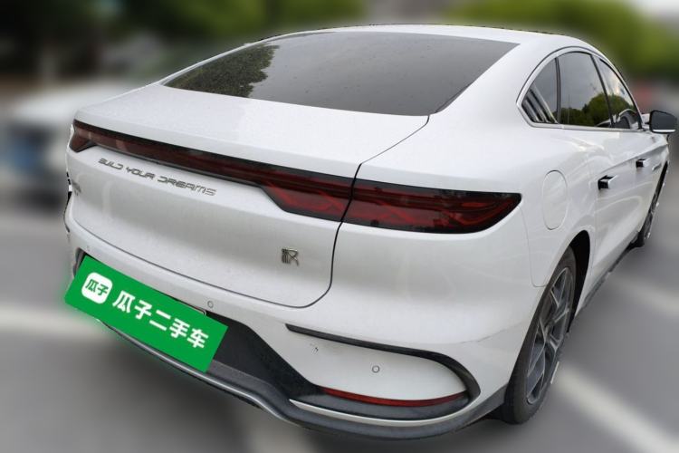 Used BYD Han 2022 EV Genesis Edition 715KM Front-Wheel-Drive Prestige Model Rear Right 45 Deg
