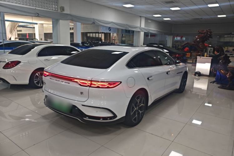 Used BYD Han 2022 EV 610 km All-Wheel-Drive Qianshan Cui Limited Edition Rear Right 45 Deg