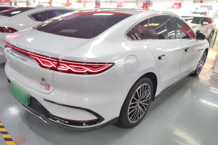 Used BYD Han 2022 DM-i 121KM Prestige Model Rear Right 45 Deg