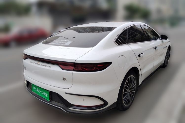 Used BYD Han 2022 DM-i 121KM Luxury Model Rear Right 45 Deg