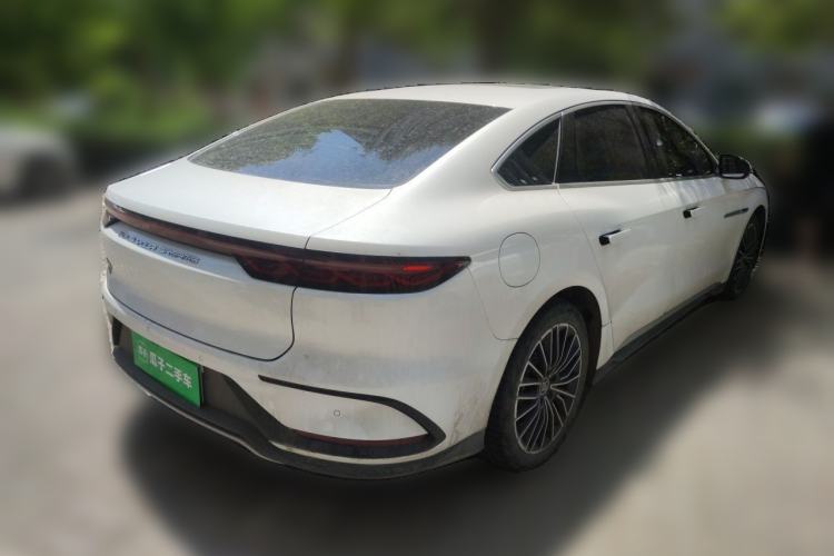 Used BYD Han 2022 DM-i 121KM Luxury Model Rear Right 45 Deg