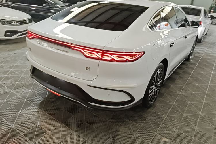 Used BYD Han 2022 DM-i 121KM Luxury Model Rear Right 45 Deg