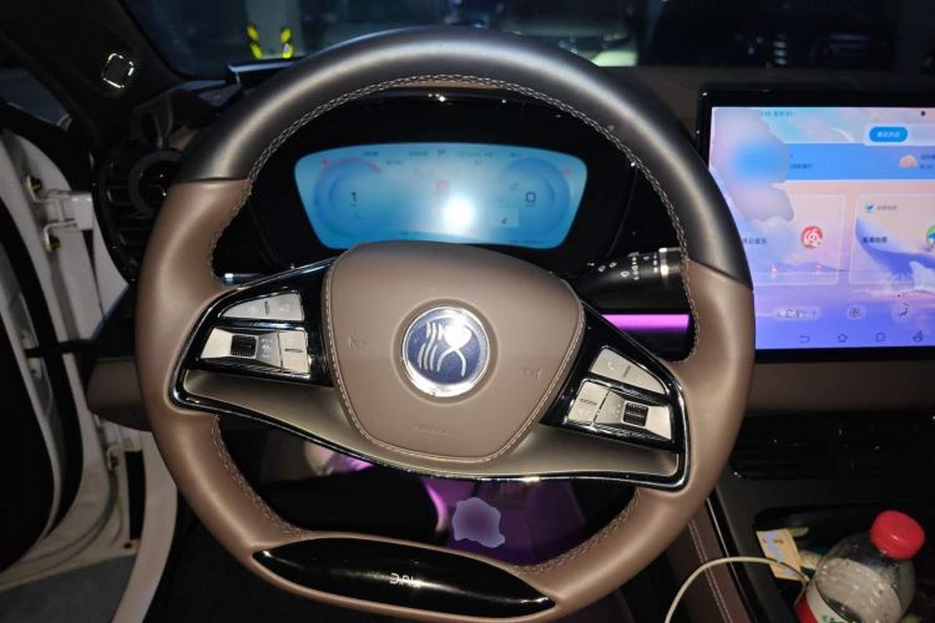 Used BYD Han 2022 EV Genesis Edition 610KM All-Wheel Drive Premium Model Steering Wheel