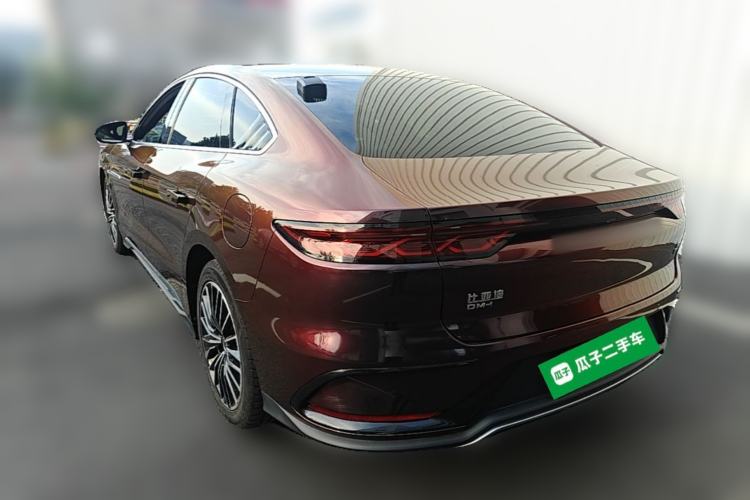 Used BYD Han 2022 DM-i 121KM Luxury Model Rear Left 45 Deg