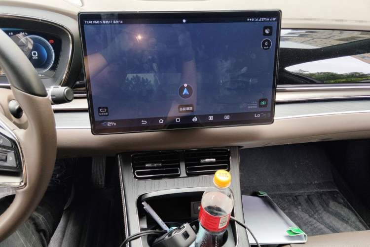 Used BYD Han 2023 DM-i Champion Edition 121KM Prestige Model Audio And AC Panel