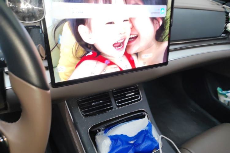 Used BYD Han 2023 EV Champion Edition 605KM Front-Drive Premium Model Audio And AC Panel