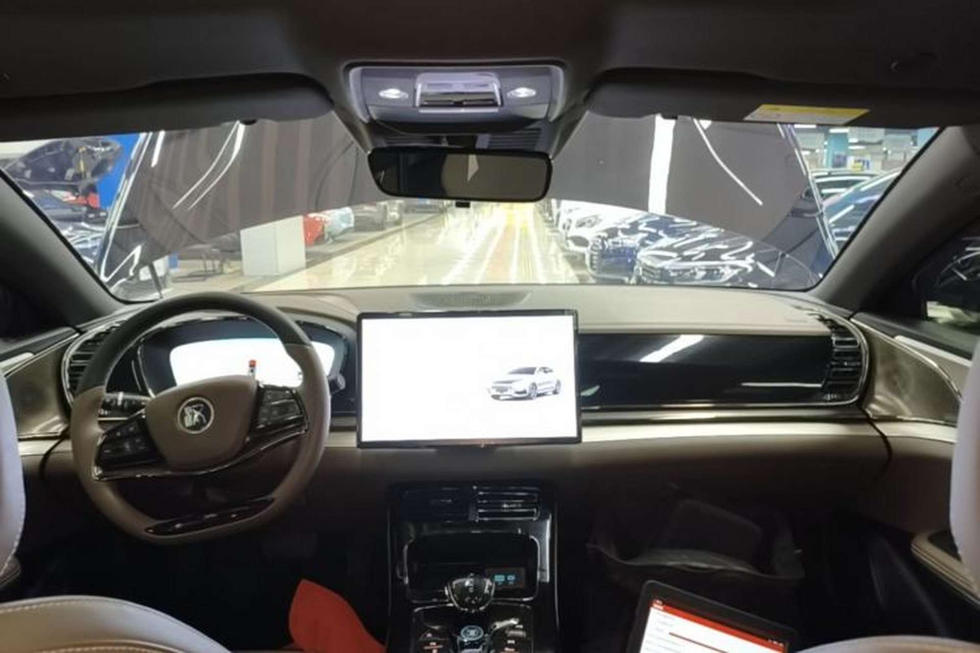 Used BYD Han 2023 DM-i Champion Edition 121KM Prestige Model Center Console