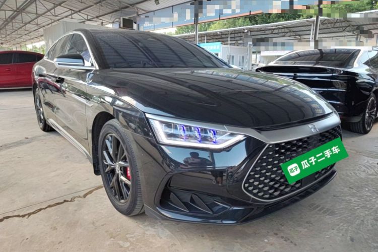 Used BYD Han 2023 DM-i Champion Edition 121KM Prestige Model Front Right 45 Deg