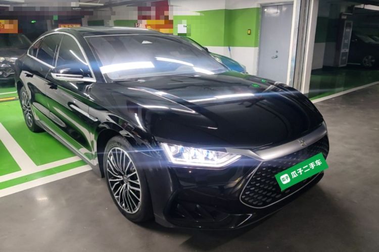 Used BYD Han 2023 DM-i Champion Edition 121KM Prestige Model Front Right 45 Deg