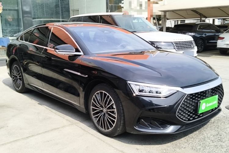 Used BYD Han 2023 DM-i Champion Edition 121KM Prestige Model Front Right 45 Deg