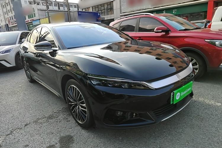 Used BYD Han 2023 EV Champion Edition 506KM Front-Wheel-Drive Premium Model Front Right 45 Deg