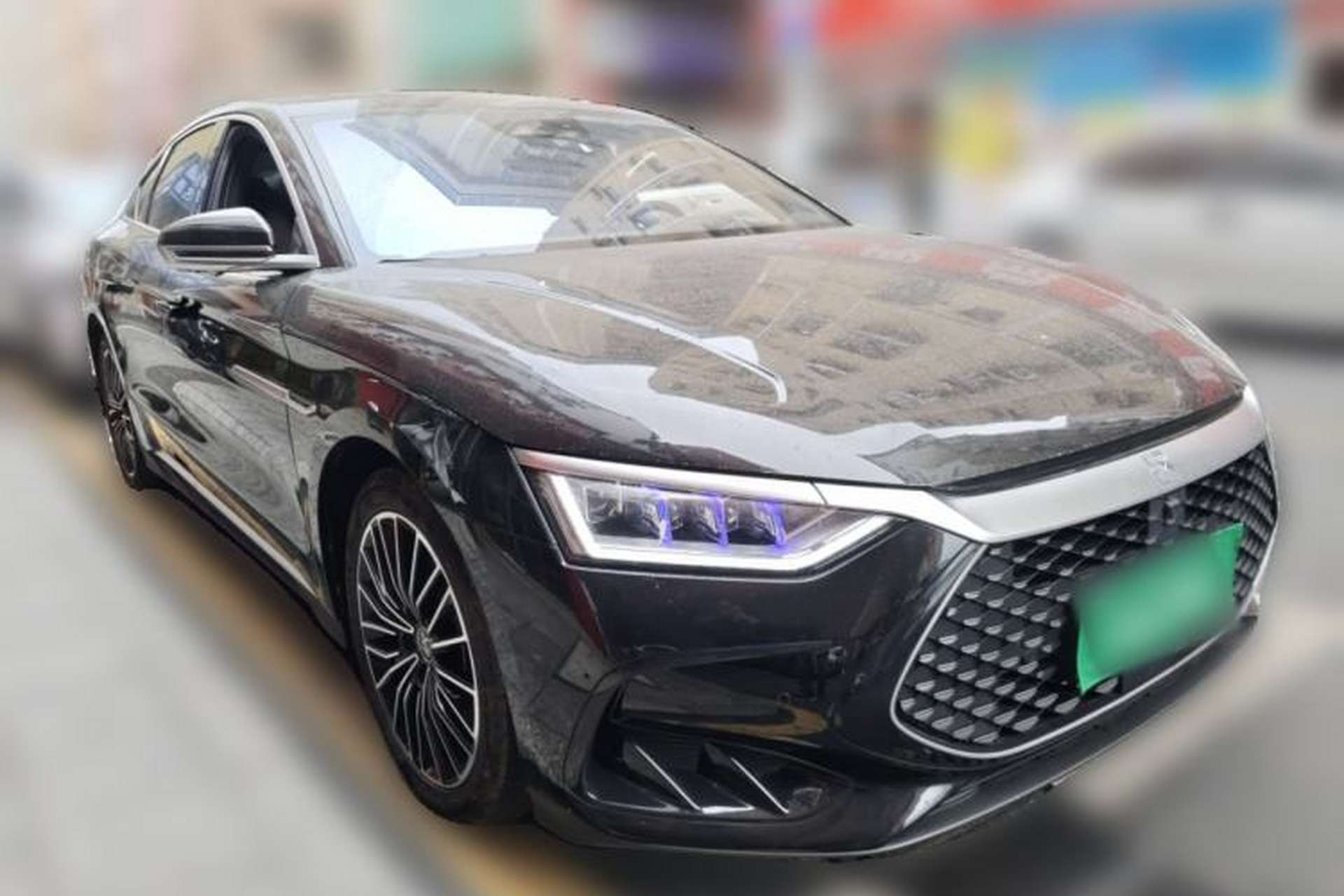 Used BYD Han 2023 DM-i Champion Edition 121KM Prestige Model Front Right 45 Deg