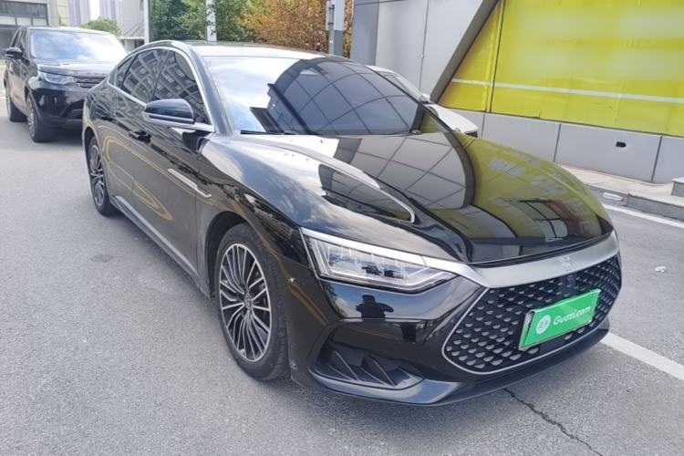 Used BYD Han 2023 DM-i Champion Edition 121KM Prestige Model Front Right 45 Deg