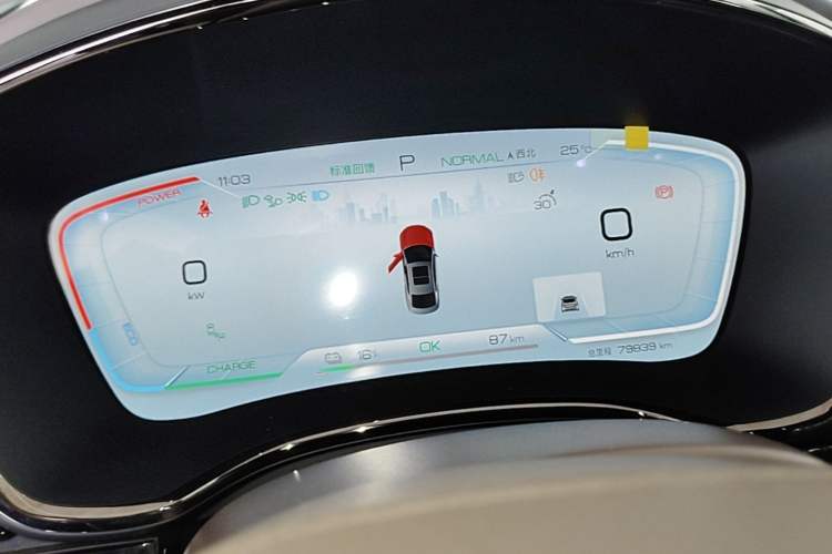 Used BYD Han 2023 EV Champion Edition 605KM Front-Drive Premium Model Instrument Cluster