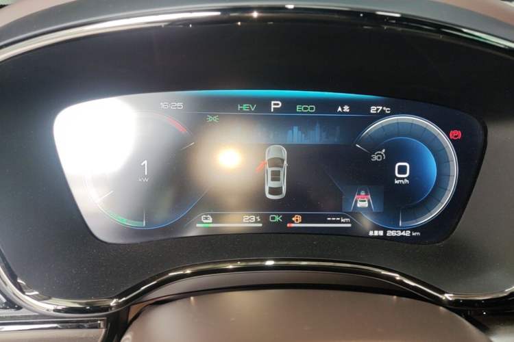Used BYD Han 2023 DM-i Champion Edition 121KM Prestige Model Instrument Cluster