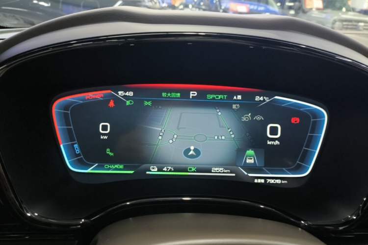 Used BYD Han 2023 EV Champion Edition 605KM Front-Drive Premium Model Instrument Cluster