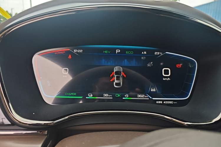 Used BYD Han 2023 DM-i Champion Edition 121KM Prestige Model Instrument Cluster