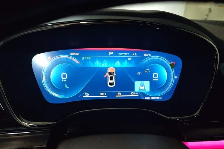 Used BYD Han 2023 DM-i Champion Edition 121KM Prestige Model Instrument Cluster