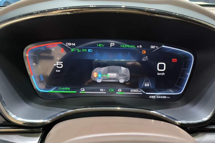 Used BYD Han 2023 DM-i Champion Edition 121KM Prestige Model Instrument Cluster