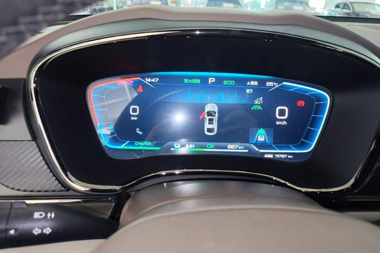 Used BYD Han 2023 EV Champion Edition 605KM Front-Drive Premium Model Instrument Cluster