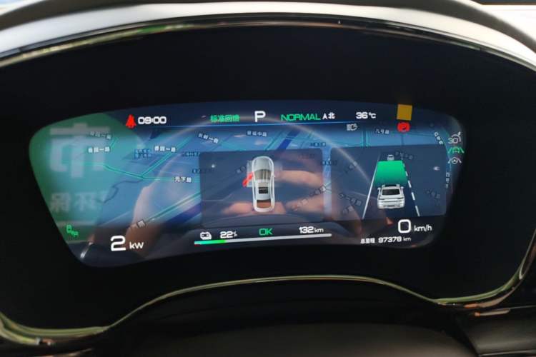 Used BYD Han 2023 EV Champion Edition 605KM Front-Drive Premium Model Instrument Cluster
