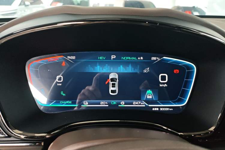 Used BYD Han 2023 DM-i Champion Edition 121KM Prestige Model Instrument Cluster