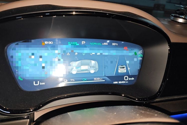 Used BYD Han 2023 EV Champion Edition 715KM Front-Drive Prestige Model Instrument Cluster