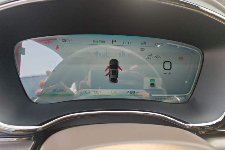 Used BYD Han 2023 EV Champion Edition 506KM Front-Wheel-Drive Premium Model Instrument Cluster