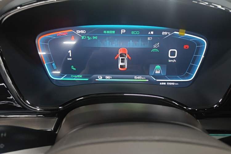 Used BYD Han 2023 EV Champion Edition 605KM Front-Drive Premium Model Instrument Cluster