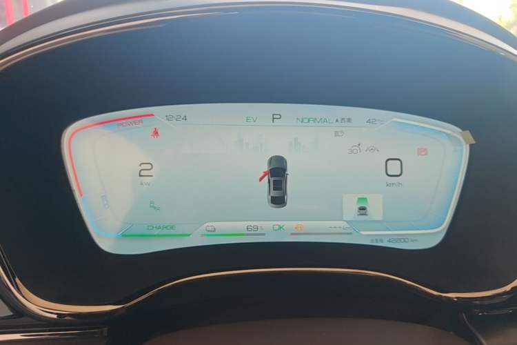 Used BYD Han 2023 DM-i Champion Edition 121KM Prestige Model Instrument Cluster