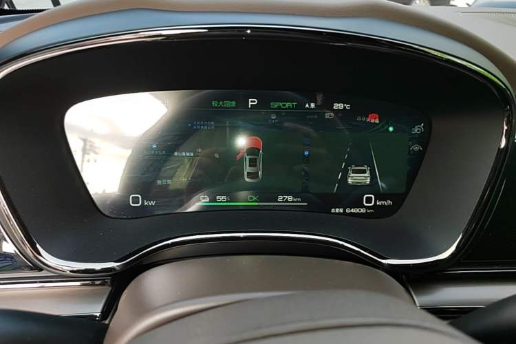Used BYD Han 2023 EV Champion Edition 506KM Front-Wheel-Drive Premium Model Instrument Cluster
