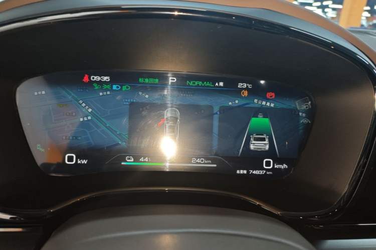 Used BYD Han 2023 EV Champion Edition 605KM Front-Drive Premium Model Instrument Cluster