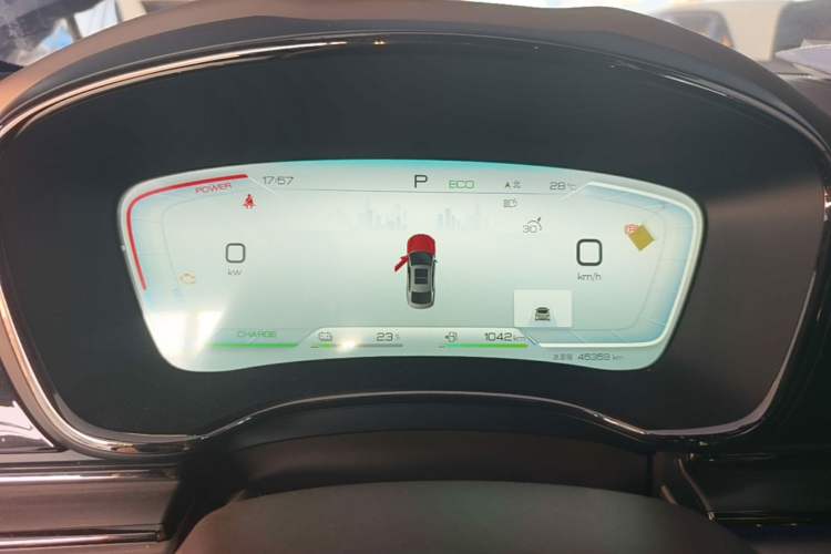 Used BYD Han 2023 DM-i Champion Edition 121KM Prestige Model Instrument Cluster