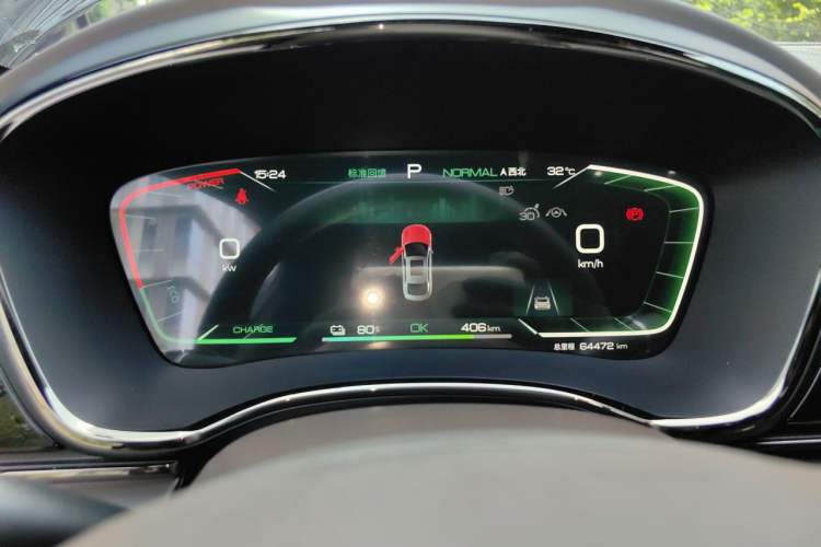 Used BYD Han 2023 EV Champion Edition 506KM Front-Wheel-Drive Premium Model Instrument Cluster