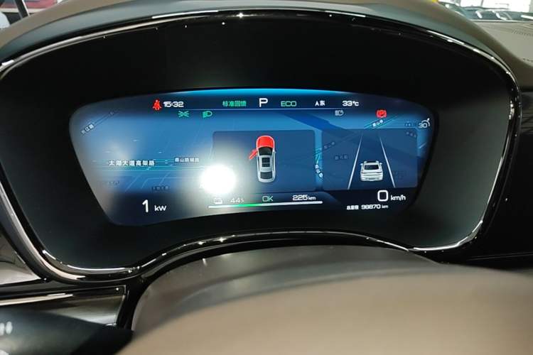 Used BYD Han 2023 EV Champion Edition 506KM Front-Wheel-Drive Premium Model Instrument Cluster