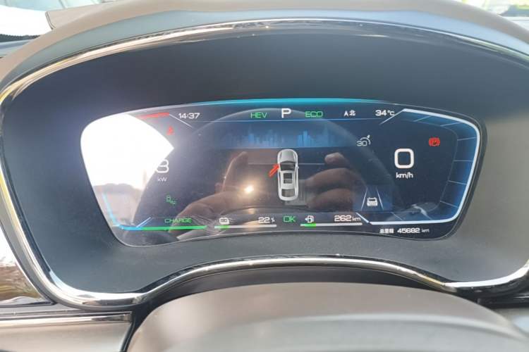 Used BYD Han 2023 DM-i Champion Edition 121KM Prestige Model Instrument Cluster